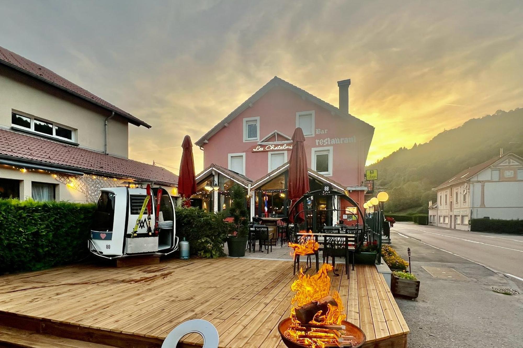 Hôtel Les Chatelminés La Bresse Exterior foto